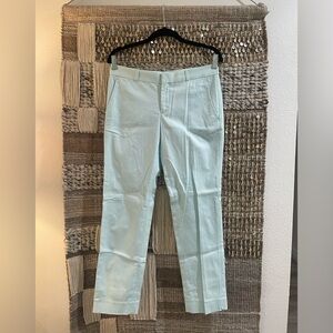 NWOT Banana Republic ‘Ryan’ light pale blue cropped pant sz 4 Petite